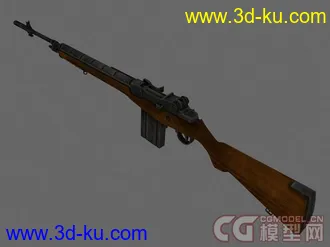 3D打印模型二战步枪的图片