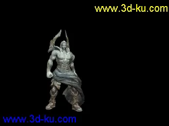 3D打印模型天神攻击动作的图片