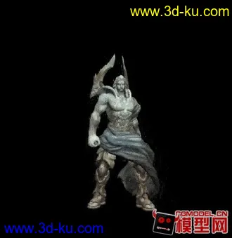 3D打印模型天神攻击动作的图片