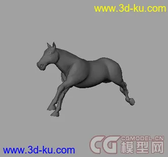 3D打印模型马 奔跑 动画的图片