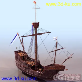 3D打印模型古代的船！！！的图片