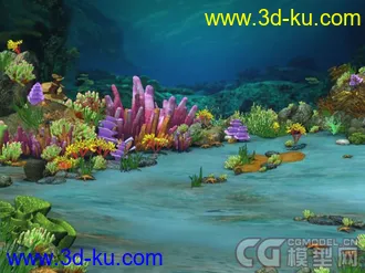 3D打印模型不错的海底场景的图片
