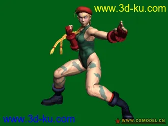 3D打印模型街霸4 第三弹 Cammy的图片
