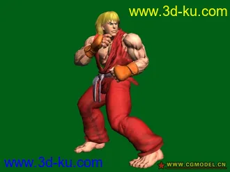 3D打印模型街霸4 第八弹 Ken的图片