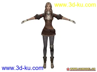 3D打印模型MAYA人物的图片