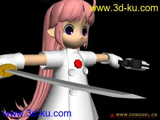 3D打印模型动漫王国-超萌小护士~的图片