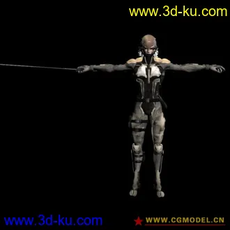 3D打印模型合金装备4 Raiden的图片