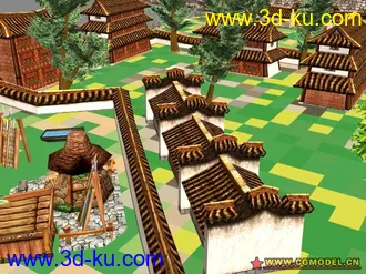 3D打印模型墨香场景系列之长安的图片