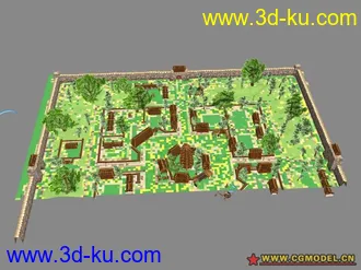 3D打印模型墨香场景系列之长安的图片