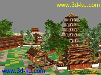 3D打印模型墨香场景系列之长安的图片
