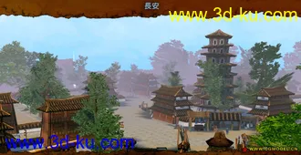 3D打印模型墨香场景系列之长安的图片