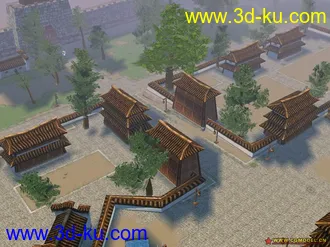 3D打印模型墨香场景系列之长安的图片