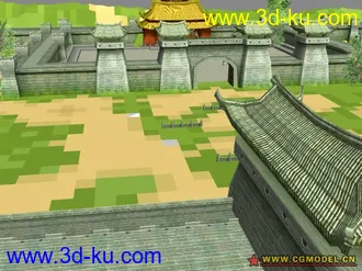 3D打印模型墨香场景系列之洛阳城的图片