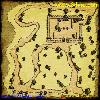 3D打印模型墨香场景系列之洛阳城的图片