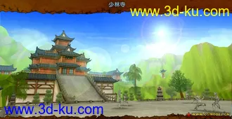 3D打印模型墨香场景系列之少林寺的图片