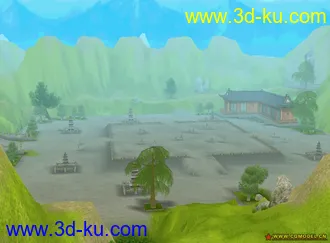 3D打印模型墨香场景系列之少林寺的图片