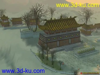 3D打印模型墨香场景系列之塔尔寺的图片