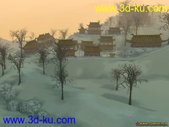 3D打印模型墨香场景系列之塔尔寺的图片