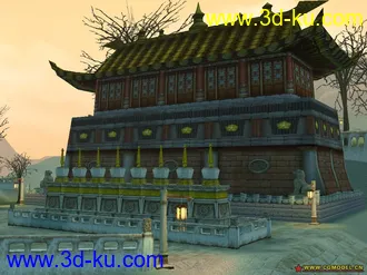3D打印模型墨香场景系列之塔尔寺的图片
