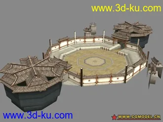 3D打印模型墨香场景系列之大校场的图片