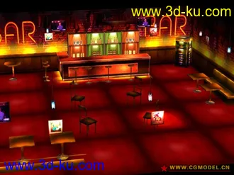 3D打印模型一个酒吧的图片