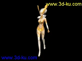3D打印模型人物走路的图片