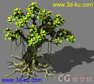 游戏场景树模型下载的图片