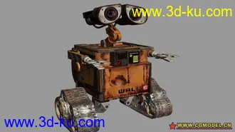 3D打印模型学期做的瓦力的图片