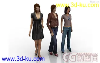 3D打印模型现代女人_zzy的图片