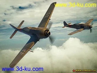 3D打印模型以前做的FW190，高模的图片