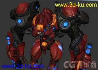 3D打印模型《机器人怪物》的图片