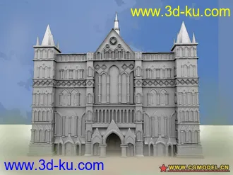 3D打印模型西方建筑的图片