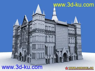 3D打印模型西方建筑的图片