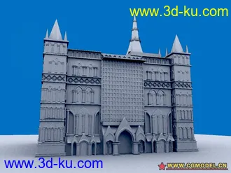3D打印模型西方建筑的图片