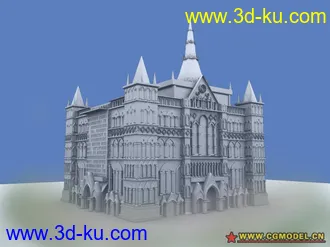 3D打印模型西方建筑的图片
