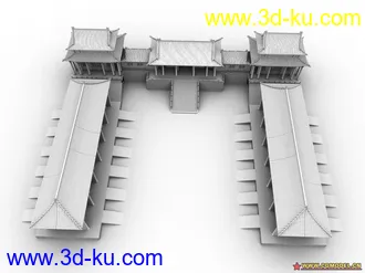 3D打印模型古建筑的图片