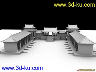 3D打印模型古建筑的图片