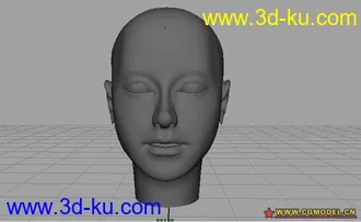 3D打印模型我做的人头的图片