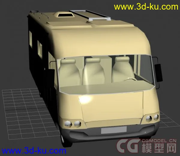客车 小客车 校车 模型 下载 带材质的图片2