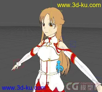 3D打印模型自制--刀剑神域-亚丝娜的图片