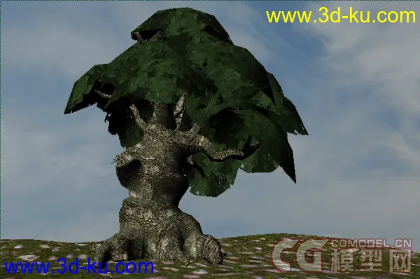 古树（附obj文件）模型的图片1