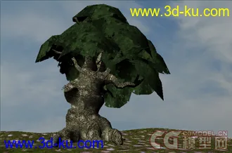3D打印模型古树（附obj文件）的图片