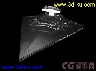 3D打印模型超精细星际战舰的图片
