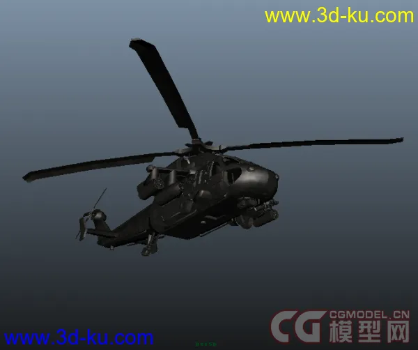 UH-60黑鹰武装直升机模型的图片2