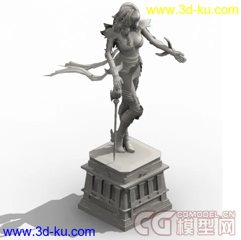 女神雕像模型的图片1