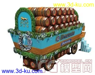 3D打印模型精品國外啤酒車的图片
