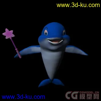 3D打印模型卡通海豚的图片