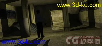 3D打印模型旧楼内场景 低模的图片