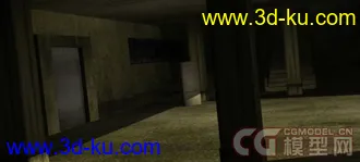 3D打印模型旧楼内场景 低模的图片