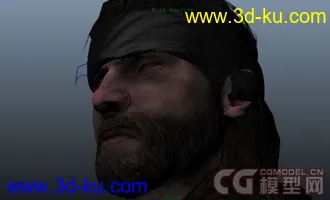 3D打印模型合金装备3主角Big boss版=@带骨骼绑定的图片